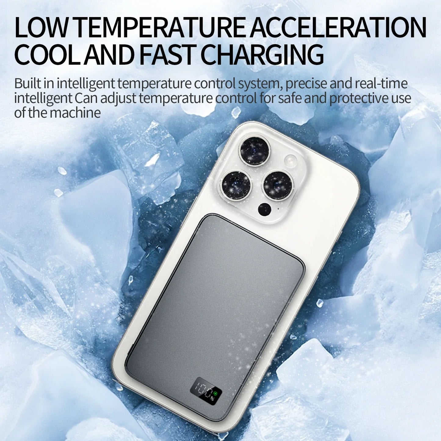 Purple - Magnetic Power Bank (5000Mah)