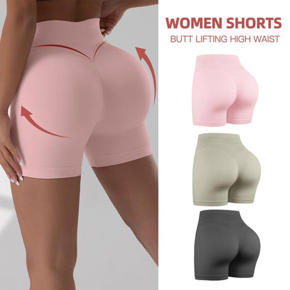 CHRLEISURE 3PCS High Waisted Biker Shorts for Women- Fitness Athletic Workout Running Yoga Gym Shorts