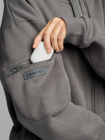 Airplane Mode Travel Zip Hoodie