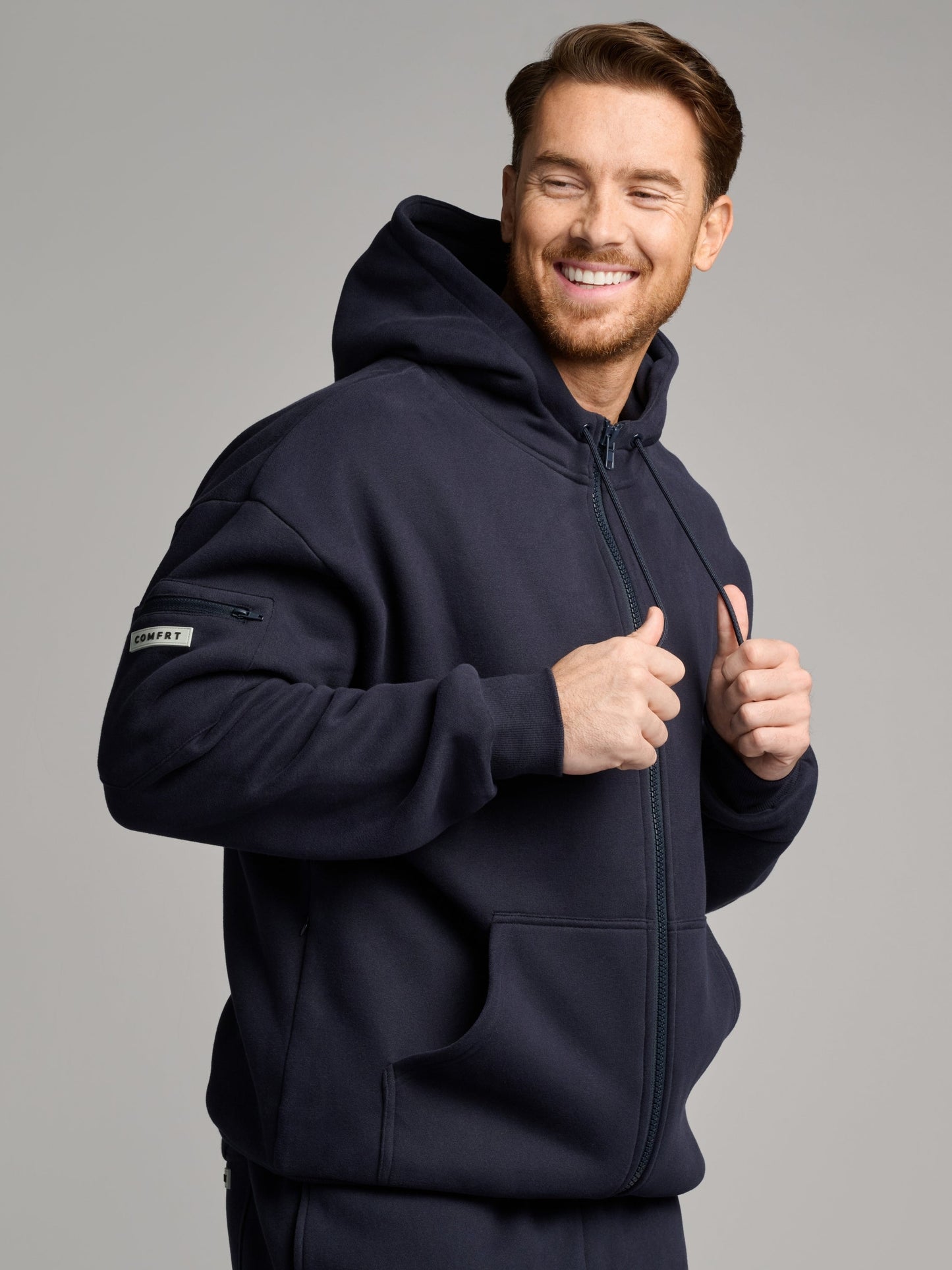 Airplane Mode Travel Zip Hoodie