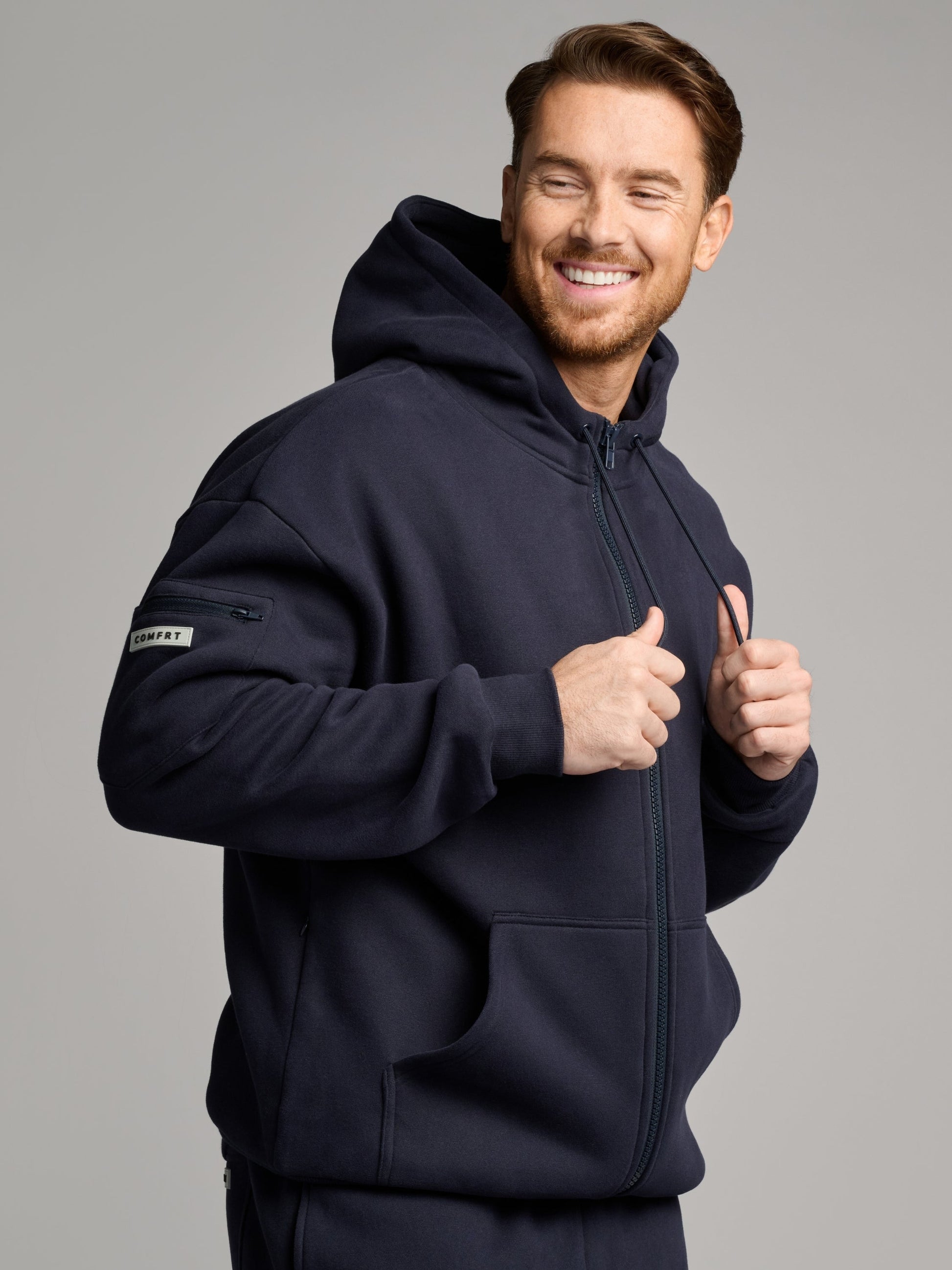 Airplane Mode Travel Zip Hoodie