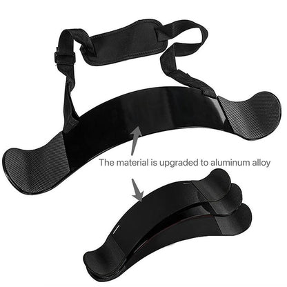 Gains Garage Arm Blaster for Bicep Training - Black Arm Workout Tool for Enhanced Bicep Exercises