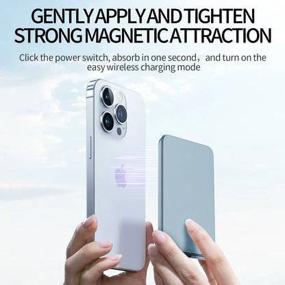 Purple - Magnetic Power Bank (5000Mah)