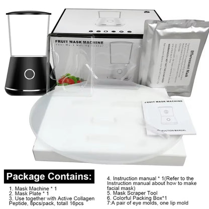 Face Mask Maker Machine Electric Facial Device DIY Fruit Natural Vegetable Collagen Self-Made Mask Skin Care Reusable for Home