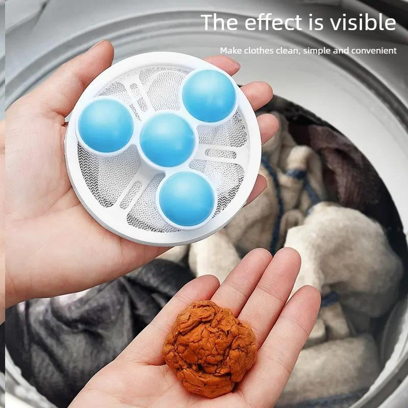 Washing Machine Filter Net Bag Cleaner Floating Hair Remover Household Laundry Ball Hair Catcher Universal Wash Protector Filter